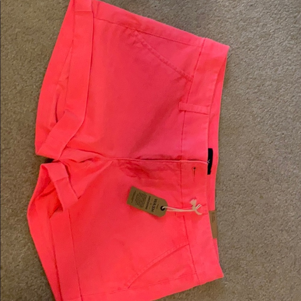 American eagle neon pink shorts